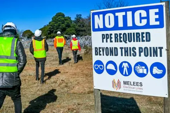 mining ppe sign