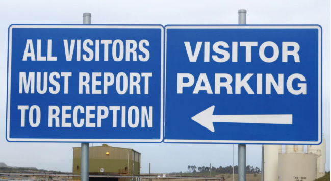 mining directional signs