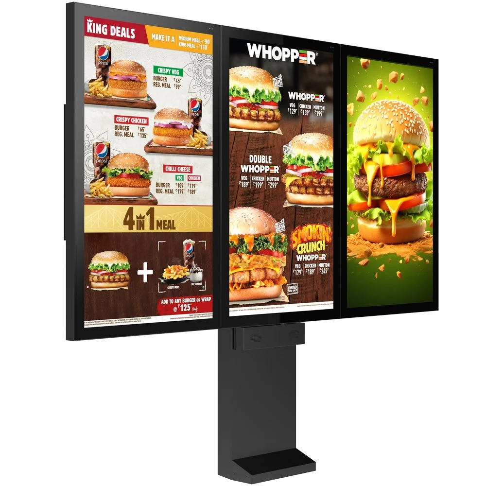 our drive thru menu board