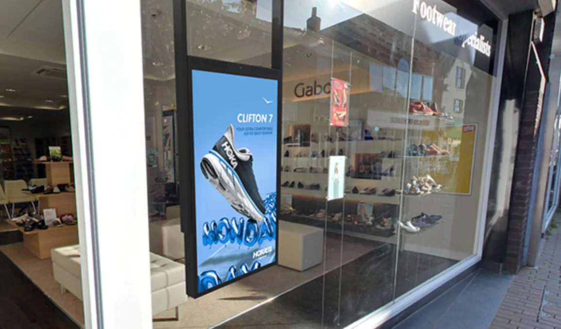 digital window display