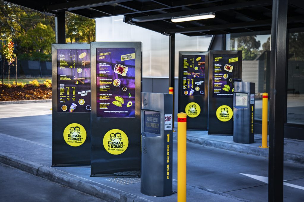 Drive Thru Digital Menu Board