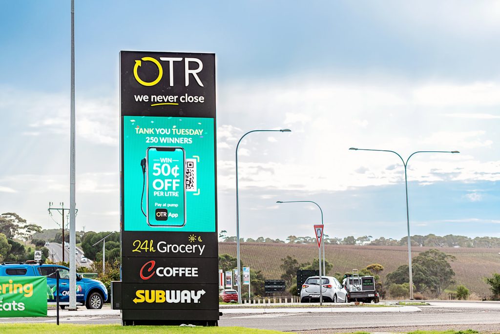 Digital Pylon Sign